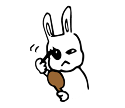 ON OFF Rabbit sticker #10166310