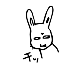 ON OFF Rabbit sticker #10166314