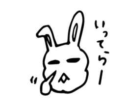 ON OFF Rabbit sticker #10166329