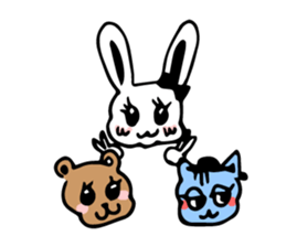 ON OFF Rabbit sticker #10166334