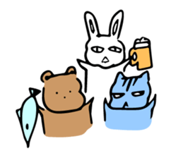 ON OFF Rabbit sticker #10166335