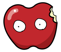 Fruits: Apple Papaya Banana Orange sticker #10166696