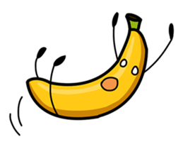 Fruits: Apple Papaya Banana Orange sticker #10166698