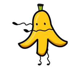 Fruits: Apple Papaya Banana Orange sticker #10166702