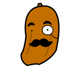 Fruits: Apple Papaya Banana Orange sticker #10166709