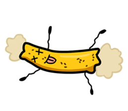 Fruits: Apple Papaya Banana Orange sticker #10166714