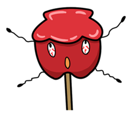 Fruits: Apple Papaya Banana Orange sticker #10166720