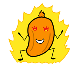 Fruits: Apple Papaya Banana Orange sticker #10166721