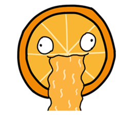 Fruits: Apple Papaya Banana Orange sticker #10166723