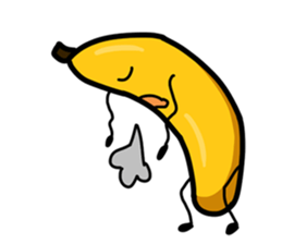 Fruits: Apple Papaya Banana Orange sticker #10166726