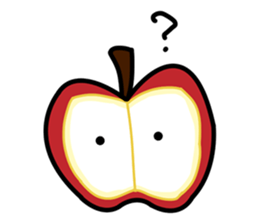 Fruits: Apple Papaya Banana Orange sticker #10166728