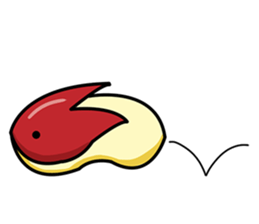 Fruits: Apple Papaya Banana Orange sticker #10166732