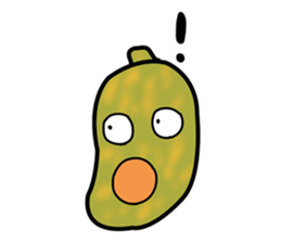 Fruits: Apple Papaya Banana Orange sticker #10166733