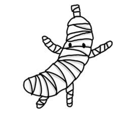 Fruits: Apple Papaya Banana Orange sticker #10166734