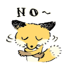 three foxes! sticker #10167137