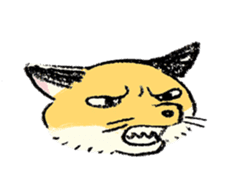 three foxes! sticker #10167152