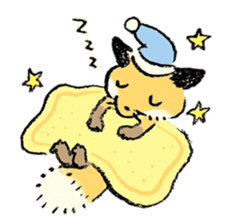 three foxes! sticker #10167168