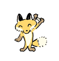 three foxes! sticker #10167169