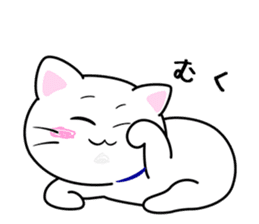 Happy cute cat sticker #10167354