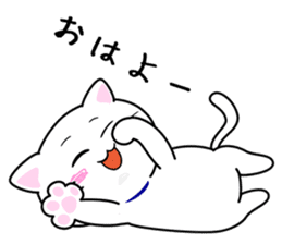 Happy cute cat sticker #10167355