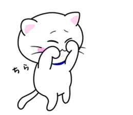 Happy cute cat sticker #10167363