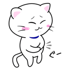 Happy cute cat sticker #10167374