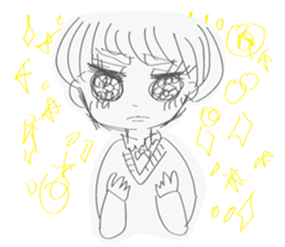 Edgy girls sticker #10167816