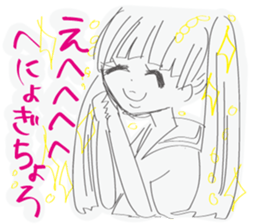 Edgy girls sticker #10167831