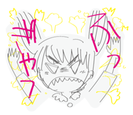 Edgy girls sticker #10167835