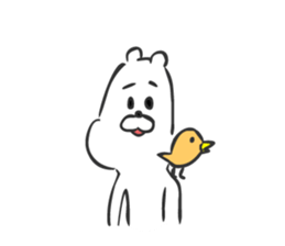 KumaKichi the bear4 sticker #10168224