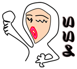 Liver or WA office worker (white tights) sticker #10168380