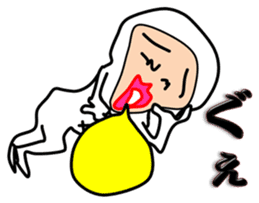 Liver or WA office worker (white tights) sticker #10168386