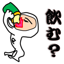 Liver or WA office worker (white tights) sticker #10168405