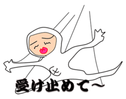 Liver or WA office worker (white tights) sticker #10168414