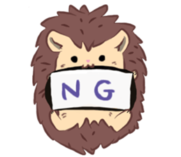 Sticker of hedgehog sticker #10168826