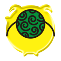 Golden pig of Happiness sticker #10168859