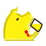 Golden pig of Happiness sticker #10168868