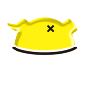 Golden pig of Happiness sticker #10168875