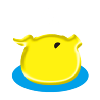 Golden pig of Happiness sticker #10168888