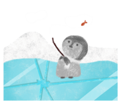 Penguin picture book sticker #10169454