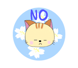 Kuro's daily life 14 SAKURA sticker #10169551