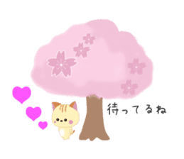 Kuro's daily life 14 SAKURA sticker #10169554