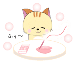 Kuro's daily life 14 SAKURA sticker #10169571