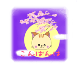 Kuro's daily life 14 SAKURA sticker #10169572