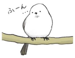 Shimaenaga  Long-tailed little bird sticker #10169820