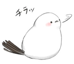 Shimaenaga Long-tailed little bird sticker #10169821