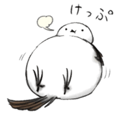 Shimaenaga Long-tailed little bird sticker #10169830