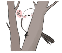 Shimaenaga  Long-tailed little bird sticker #10169835