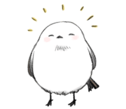 Shimaenaga Long-tailed little bird sticker #10169838