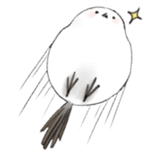 Shimaenaga  Long-tailed little bird sticker #10169839